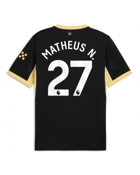 Manchester City Matheus Nunes #27 Maglia Gara Trasferta Repliche 2026-27 Maniche Corte Manchester City Matheus Nunes #27 Maglia Gara Trasferta Repliche 2026-27 Maniche Corte